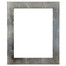 Soho Rectangle Frame # 852 - Silver Leaf with Brown Antique