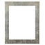 Avenue Rectangle Frame # 862 - Silver Leaf with Brown Antique