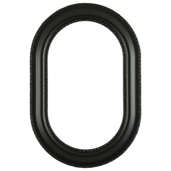 Somerset Oblong Picture Frame Matte Black Victorian Frames