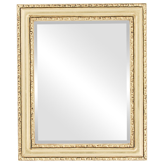 Rectangle Framed Mirror #602 Rome Antique Gold Leaf Finish - 1 - Wood - Victorian Frame Company