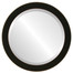 Vienna Beveled Round Mirror Frame in Rubbed Black