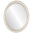 Virginia Beveled Oval Mirror Frame in Taupe