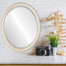 Virginia Lifestyle Oval Mirror Frame in Taupe