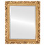 Rome Beveled Rectangle Mirror Frame in Antique Gold Leaf