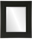 Palomar Beveled Rectangle Mirror Frame in Matte Black