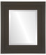 Palomar Beveled Rectangle Mirror Frame in Stone Brown