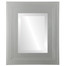 Palomar Beveled Rectangle Mirror Frame in Bright Silver