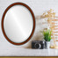 Toronto Lifestyle Oval Mirror Frame in Vintage Cherry