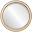 Toronto Beveled Round Mirror Frame in Desert Gold