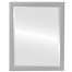 Toronto Beveled Rectangle Mirror Frame in Linen White