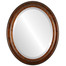 Messina Beveled Oval Mirror Frame in Venetian Gold