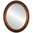 Messina Flat Oval Mirror Frame in Venetian Gold