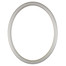 Saratoga Oval Frame # 550 - Silver Shade