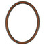 Saratoga Oval Frame # 550 - Vintage Walnut