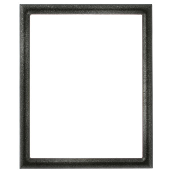 Pasadena #250 Rectangle Picture Frame - Black Silver | Victorian Frames