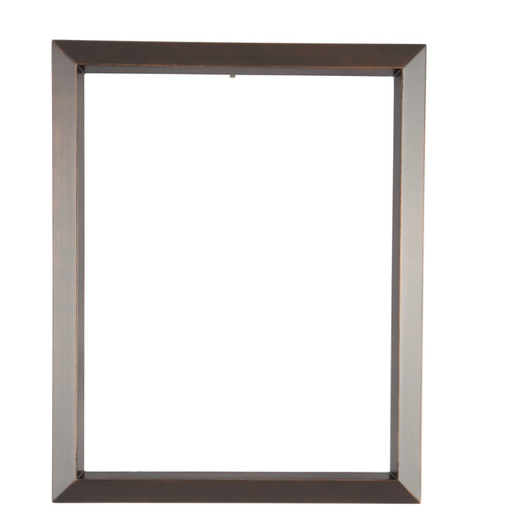 Frame Plate Rectangular Regatta Rectangle Picture Frame - Rubbed Bronze |Victorian Frames