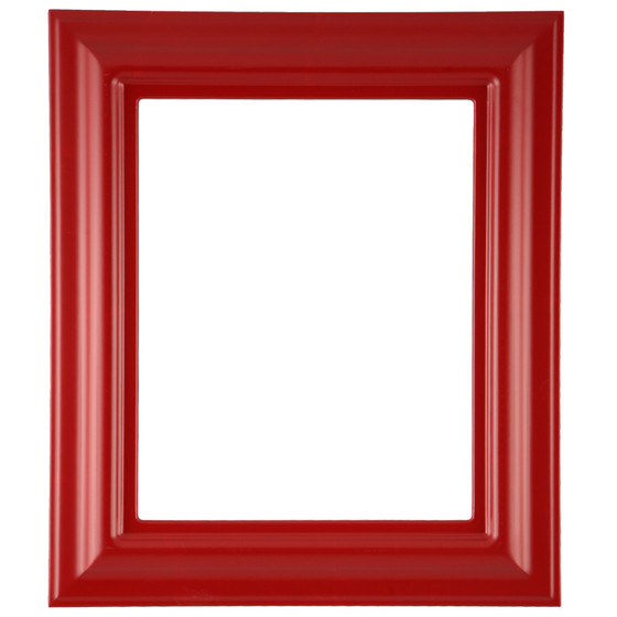 Lancaster Rectangle Picture Frame - Holiday Red |Victorian Frames