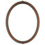 Contessa Oval Frame # 554 - Vintage Walnut