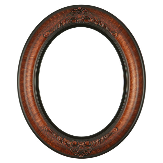 Winchester Oval Picture Frame - Vintage Walnut |Victorian Frames