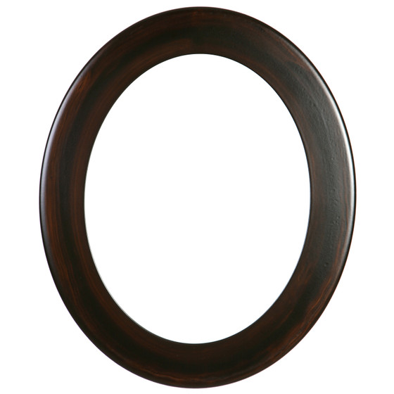 Cafe Oval Picture Frame - Mocha |Victorian Frames
