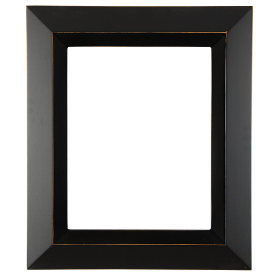 Veneto Rectangle Picture Frame - Rubbed Black |Victorian Frames