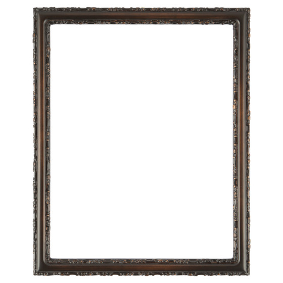 Rectangular Bronze Frame Virginia Rectangle Picture Frame - Rubbed Bronze |Victorian Frames