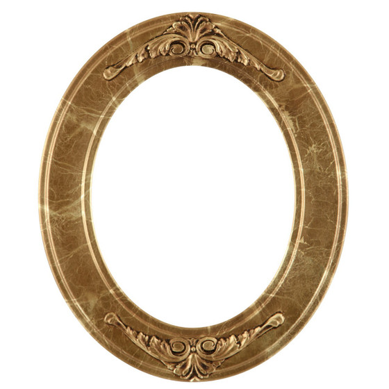 Ramino Oval Picture Frame - Champagne Gold |Victorian Frames