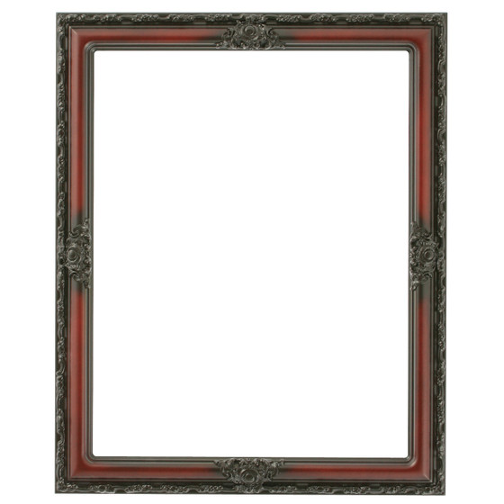 Jefferson Rectangle Picture Frame - Rosewood |Victorian Frames