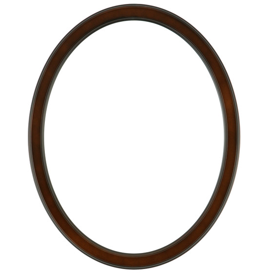 Toronto Oval Picture Frame - Walnut |Victorian Frames