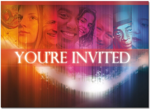 Outreach Card - Invite - People/Light - 4x6 - FRONT