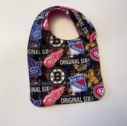 Baby Bibs / BI-B-51: NHL Original 6 - Square