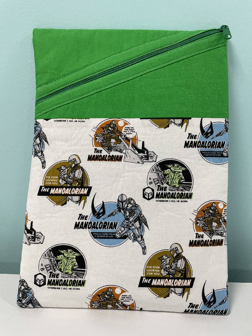Ipad Bags / B-LI-9: Mandalorin (White - Green)