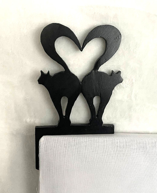 Doorway Toppers / HD-DT-9: Cats on a Strole (Black)