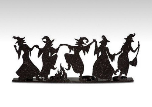 Doorway Toppers / HD-DT-65: Dancing Witches (Black)