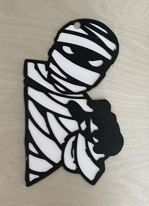 Wall Art - Halloween / SH-HWA-24: Mummy (Black / White)