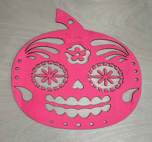 Wall Art - Halloween / SH-HWA-47: Scary Pumpkin (Fuchsia)