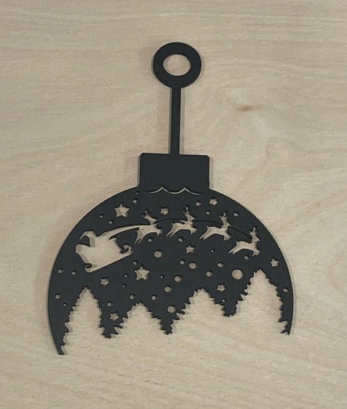 Christmas Tree Decorations / SH-CTD-33: Santa in Sleigh in the sky