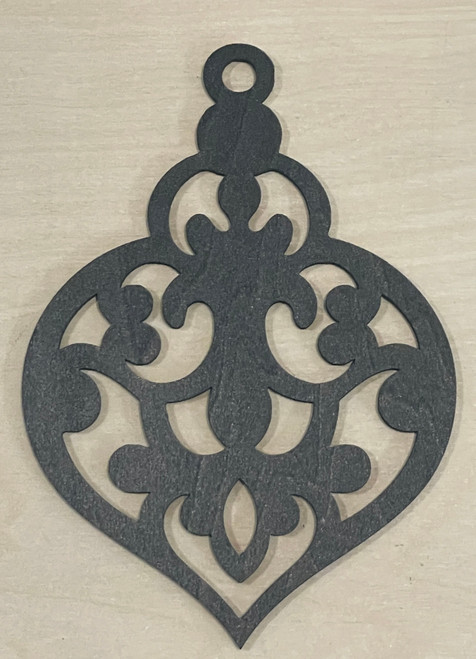 Christmas Tree Decorations / SH-CTD-94: Reindeer in the Trees (Black)