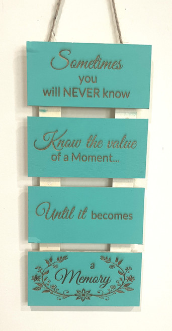 Wall Art - Words of Wisdom / HD-WAWI-9: Sometimes - 4 Panel