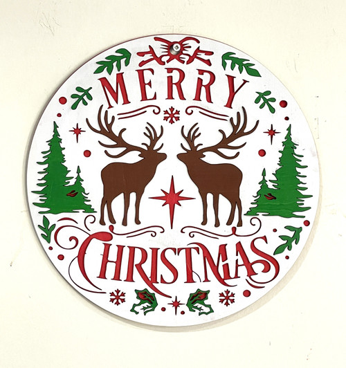 Wall Art - Words of Wisdom / HD-WAWI-93: Merry Christmas  - Large Panel