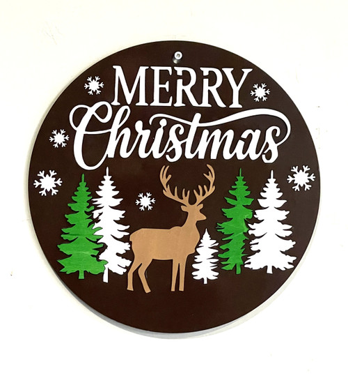 Wall Art - Words of Wisdom / HD-WAWI-106: Merry Christmas  - Large Panel