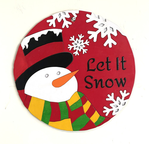 Wall Art - Words of Wisdom / HD-WAWI-116: Let it Snow - Large Panel