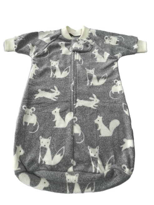 Bunting Bags / BI-BB-6: Light Grey Critters