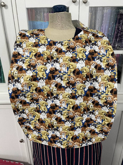 Adult Bibs / CA-B-A-2: Dogs - Left