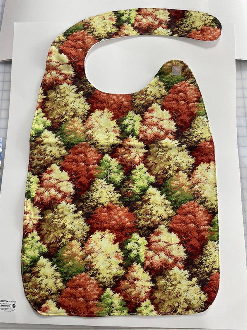 Adult Bibs / CA-B-A-10: Red Forest