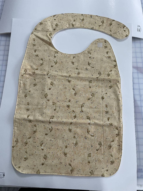 Adult Bibs / CA-B-A-18: Foot Prints