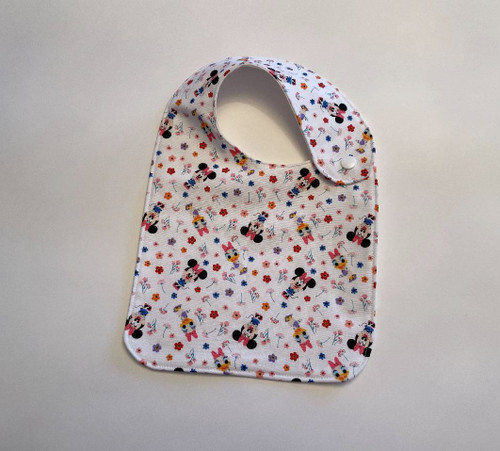 Baby Bibs / BI-B-39: Baby Minnie & Daffy - Square