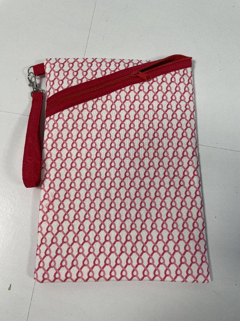 Ipad Bags / B-LI-12: Twist (Pink - White) - Has Handle