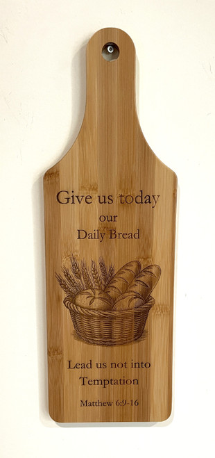 Wall Art - Words of Wisdom / HD-WAWI-28: Our Daily Bread (Natural) - Cutting Board Panel