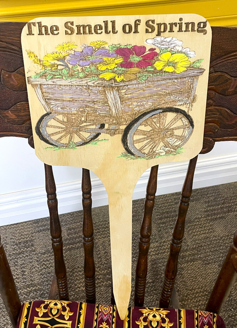 Wall Art - Words of Wisdom / HD-WAWI-1790: Garden Stake - Spring Flowers